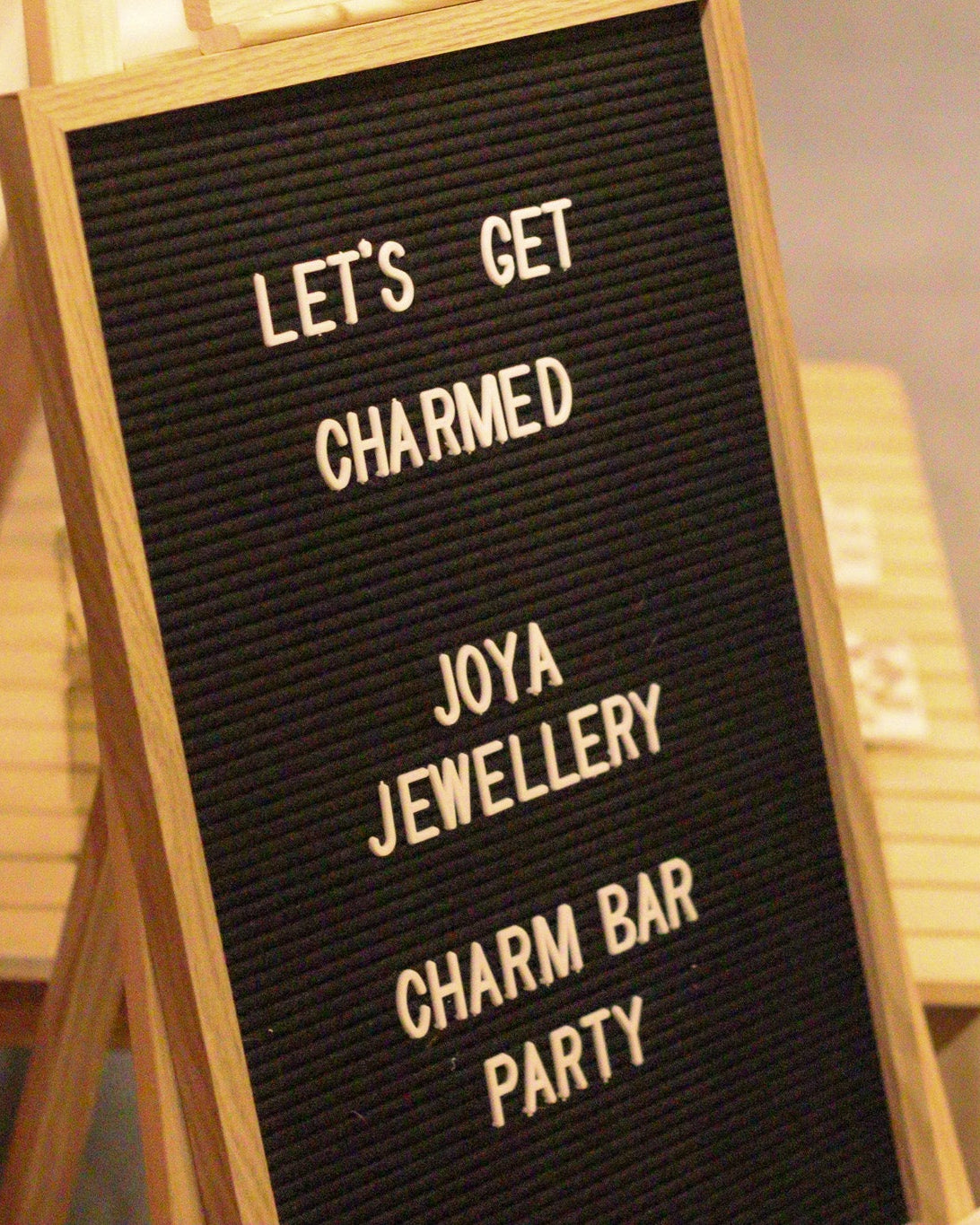 Joya Jewellery Charm Bar parties