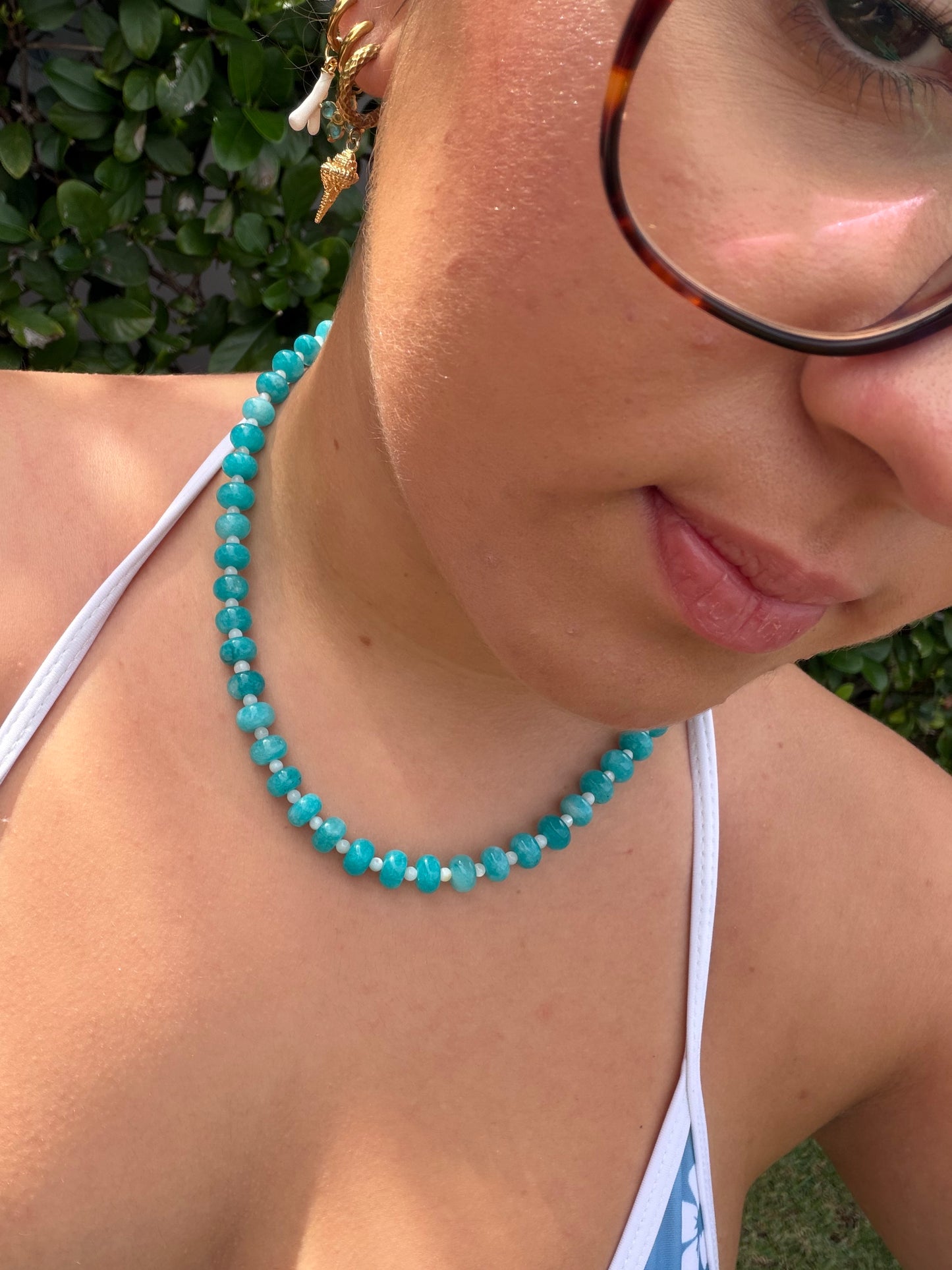 Blue Nixie Necklace
