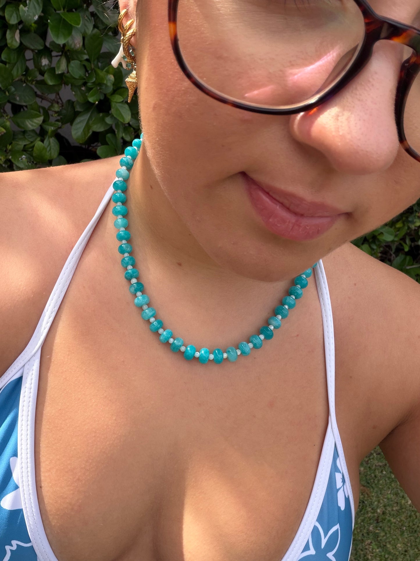 Blue Nixie Necklace