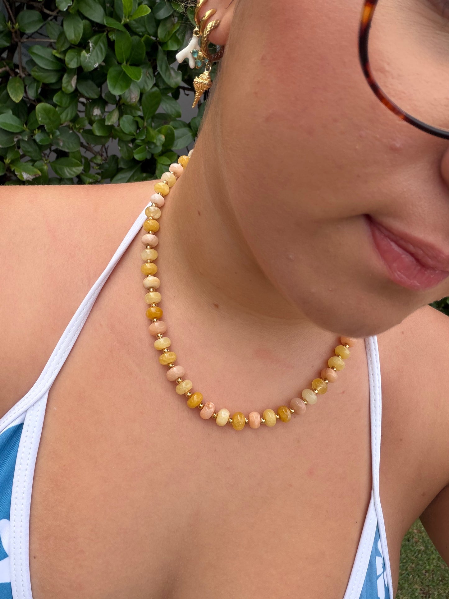 Yellow Aria Necklace