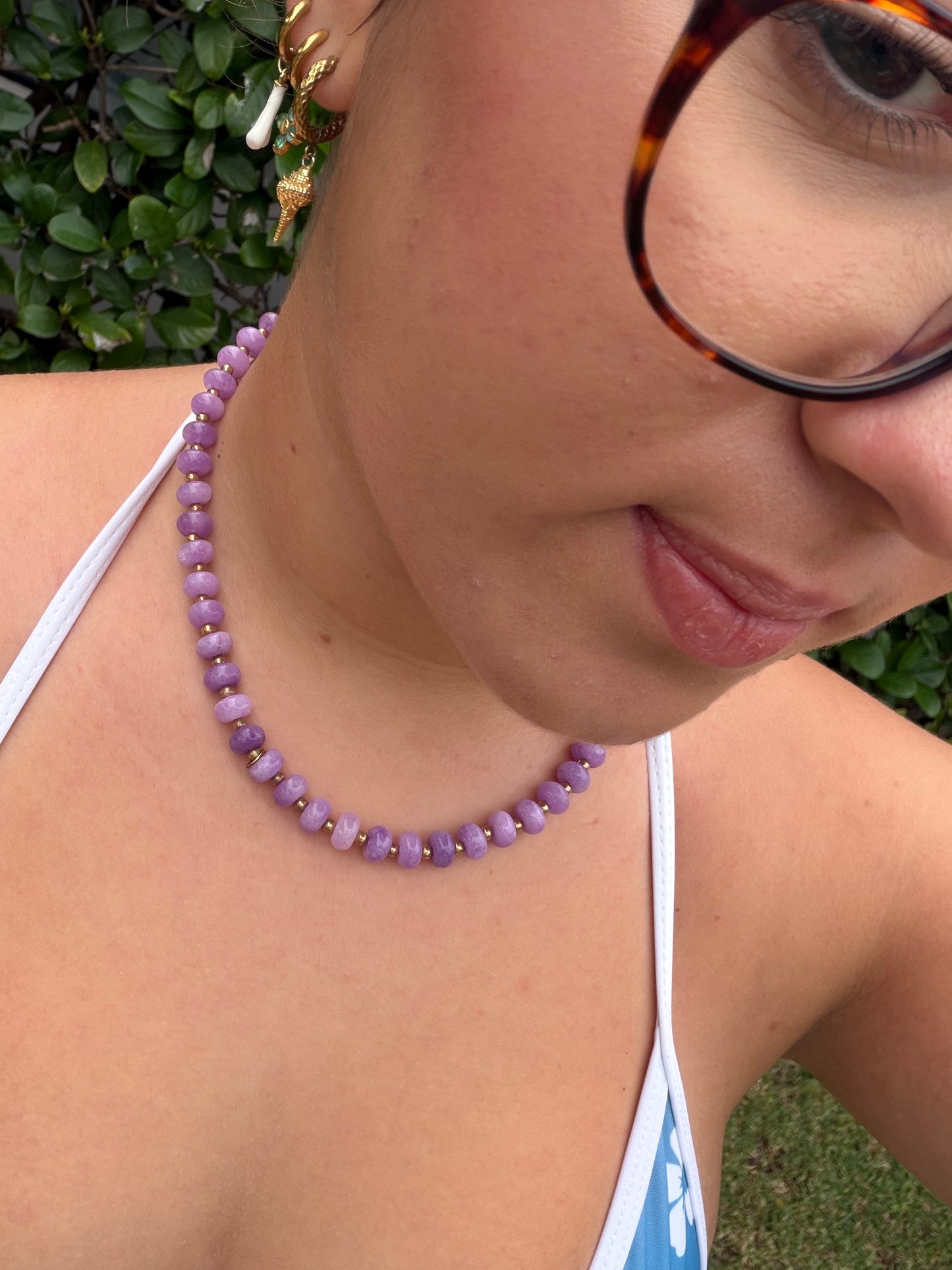 Purple Aria Necklace